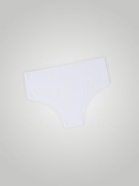 Calcinha Biquini Cintura Alta Sem Costura Segunda Pele Branco