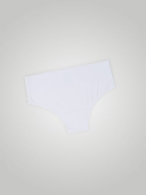 Calcinha Biquini Cintura Alta Sem Costura Segunda Pele Branco