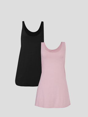 Kit Essencial: Vestido Fitness Essencial Preto + Rose