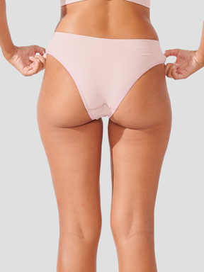 Calcinha Biquini Canelado Sem Costura Premium Rose