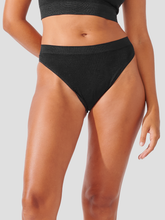 Calcinha Biquini Canelado Sem Costura Premium Preto