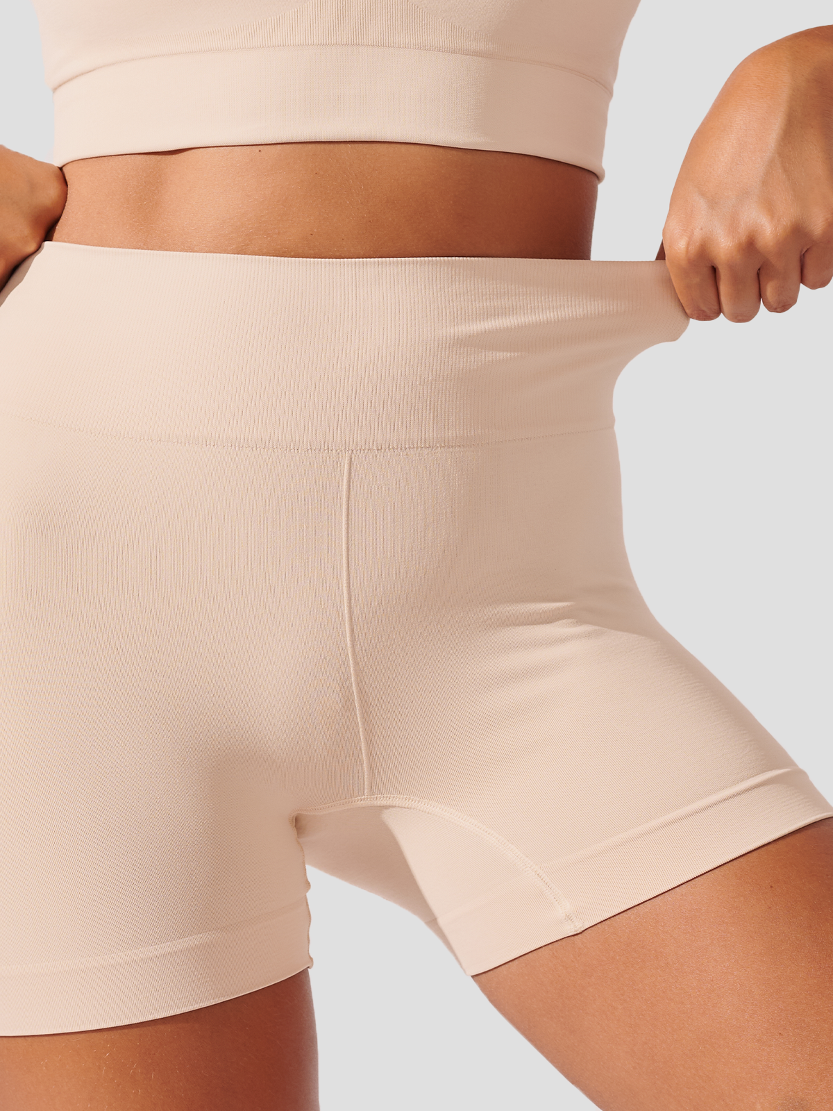 Kit com 10 Calcinhas Boxer Modeladora Sem Costura Premium Bege - R$59,90 cada