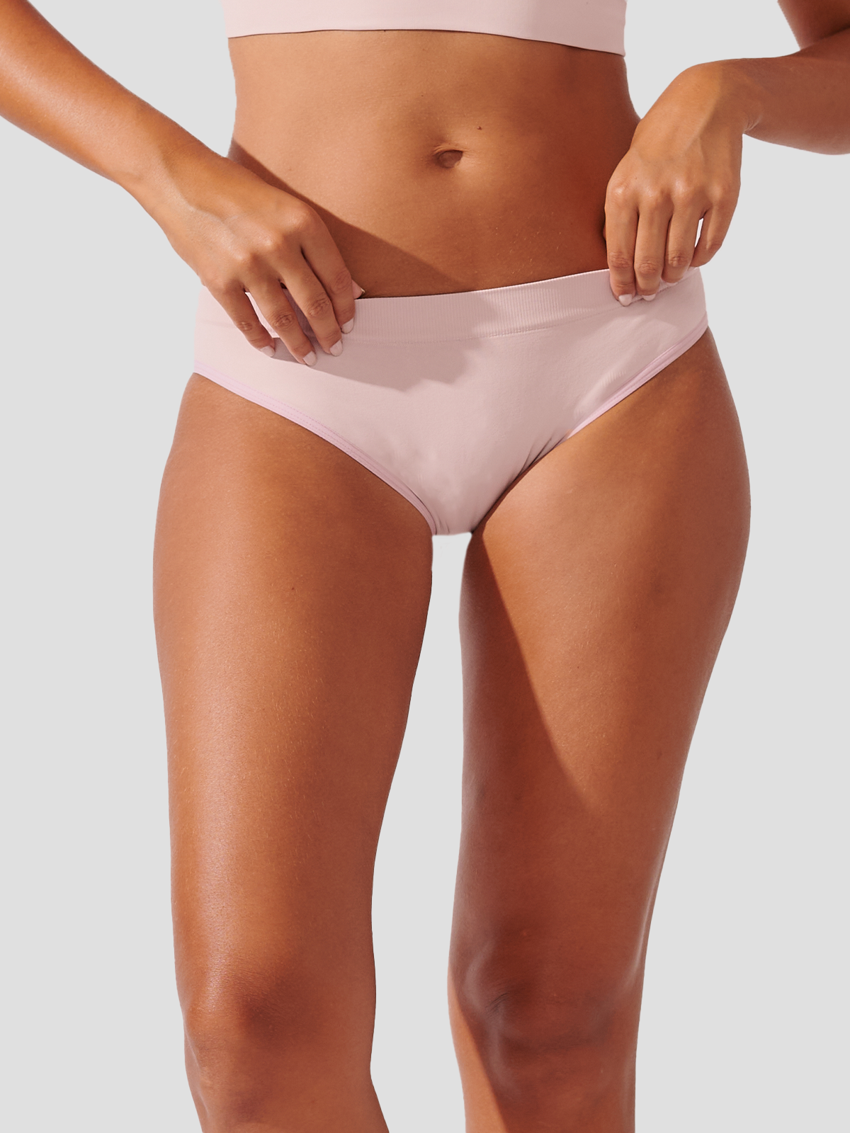 Calcinha Caleçon Sem Costura Premium Rose