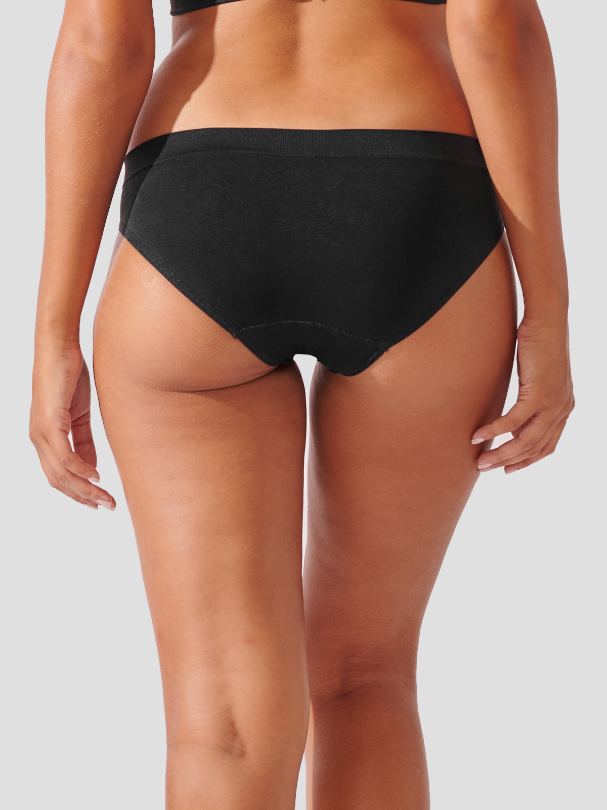 Kit com 3 Calcinhas Caleçon Sem Costura Premium Preto - R$76,63 cada