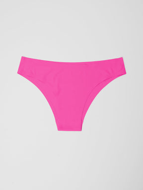 Kit com 6 Calcinhas Biquíni Sem Costura Segunda Pele Rosa Pink - R$20,82 cada