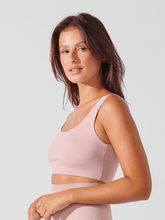 Sutiã Top Invisivel com Ampla Cobertura e Bojo Removivel Rose