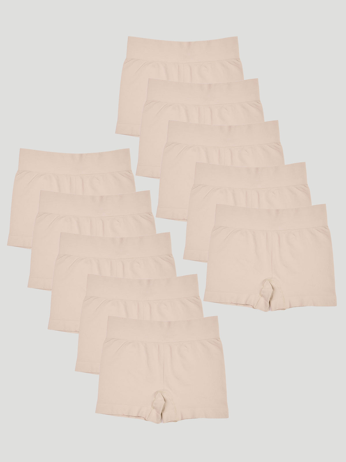 Kit com 10 Calcinhas Boxer Modeladora Sem Costura Premium Bege - R$59,90 cada