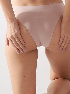 Kit com 6 Calcinhas Biquíni Sem Costura Segunda Pele Rose - R$20,82 cada