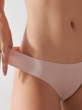 Kit com 6 Calcinhas Biquíni Sem Costura Segunda Pele Rose - R$20,82 cada