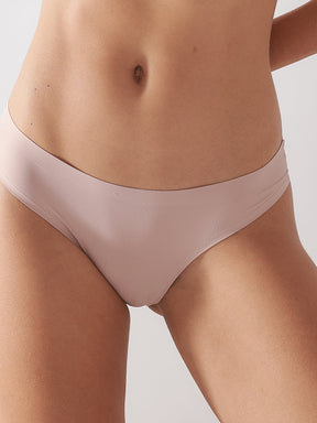 Kit com 6 Calcinhas Biquíni Sem Costura Segunda Pele Rose - R$20,82 cada