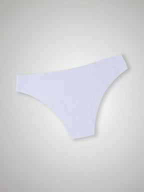 Calcinha Biquíni Sem Costura Segunda Pele Branco