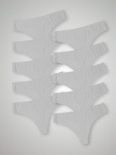 Kit com 10 Calcinhas Fio Dental Sem Costura Segunda Pele Branco - R$18,99 cada