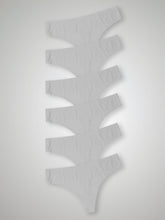 Kit com 6 Calcinhas Fio Dental Sem Costura Segunda Pele Branco - R$23,98 cada