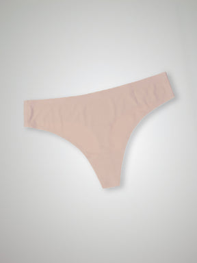 Calcinha Fio Dental Sem Costura Segunda Pele Rose