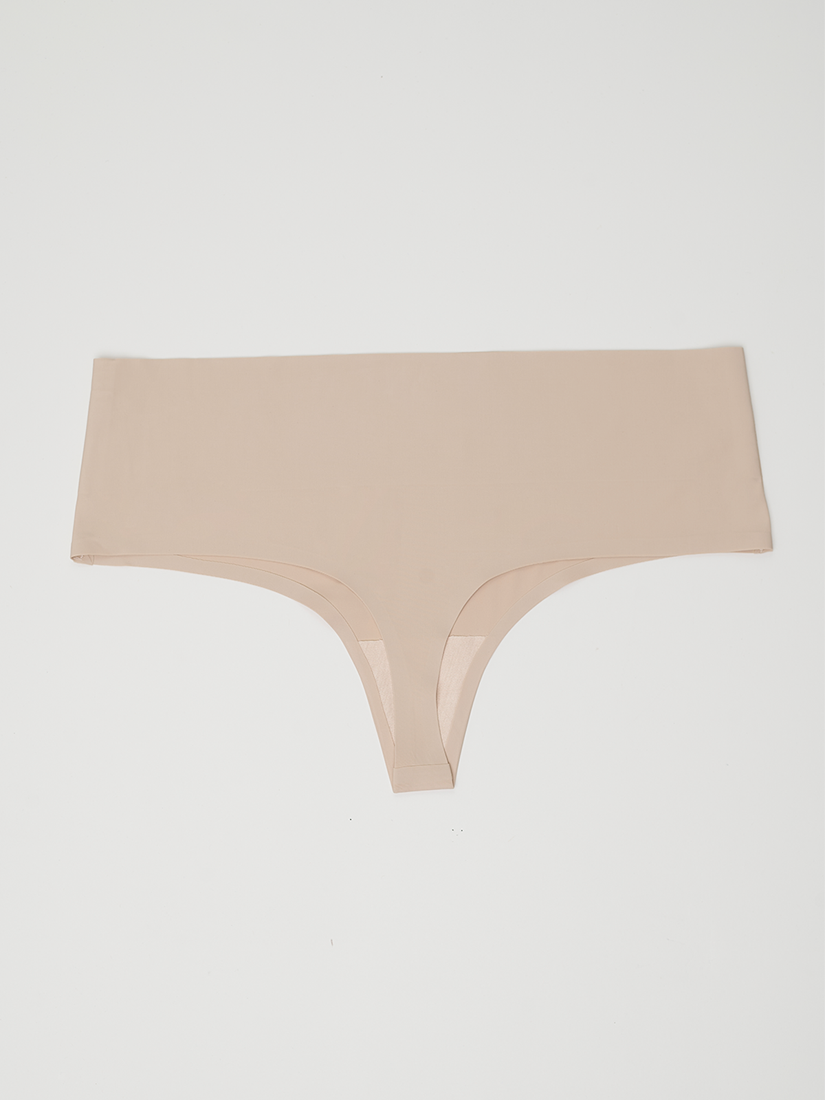Calcinha Fio Dental Redutora Sem Costura Segunda Pele Bege