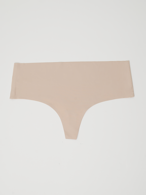 Calcinha Fio Dental Redutora Sem Costura Segunda Pele Bege