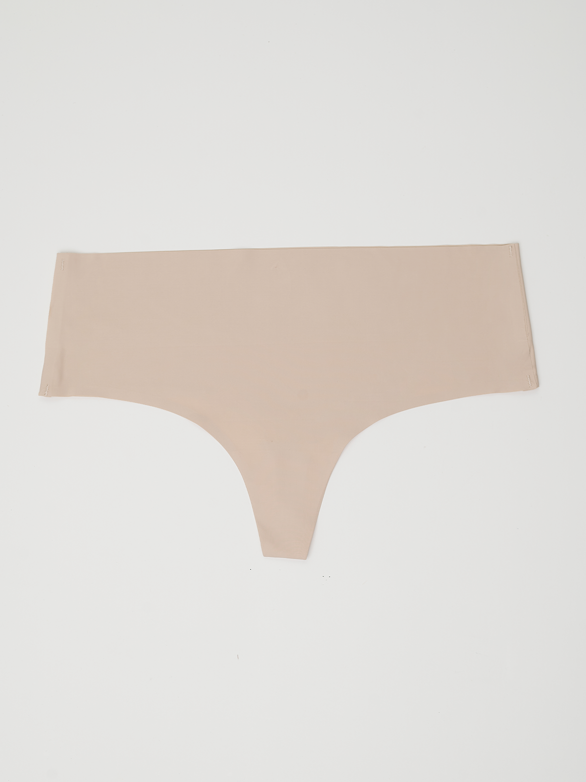 Kit com 6 Calcinhas Fio Dental Redutora Sem Costura Segunda Pele Bege - R$41,65 cada