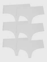 Kit com 6 Calcinhas Fio Dental Redutora Sem Costura Segunda Pele Branco - R$41,65 cada