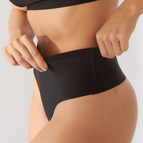 Kit Segunda Pele: Biquini Regular Preto, Biquini Cintura Alta Preto e Biquini Redutora Preto