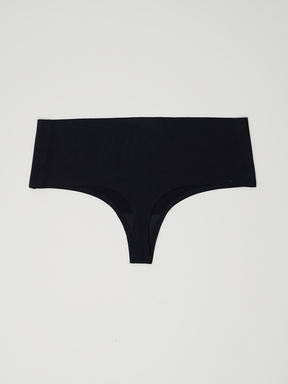 Kit com 3 Calcinhas Fio Dental Redutora Sem Costura Segunda Pele Preto - R$46,63 cada