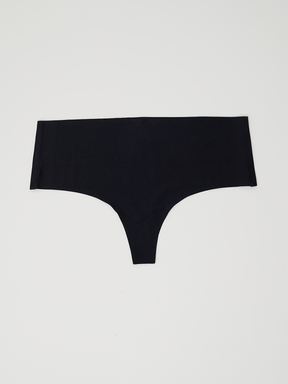 Kit com 6 Calcinhas Fio Dental Redutora Sem Costura Segunda Pele Preto - R$41,65 cada