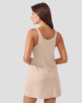 Vestido Fitness Essencial Bege