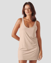 Vestido Fitness Essencial Bege