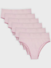 Kit com 6 Calcinhas Biquíni Cintura Alta Canelado Sem Costura Premium Rose - R$59,98 cada