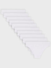 Kit com 10 Calcinhas Biquíni Canelado Sem Costura Premium Branco - R$41,90 cada