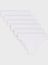 Kit com 6 Calcinhas Biquíni Canelado Sem Costura Premium Branco - R$51,65 cada