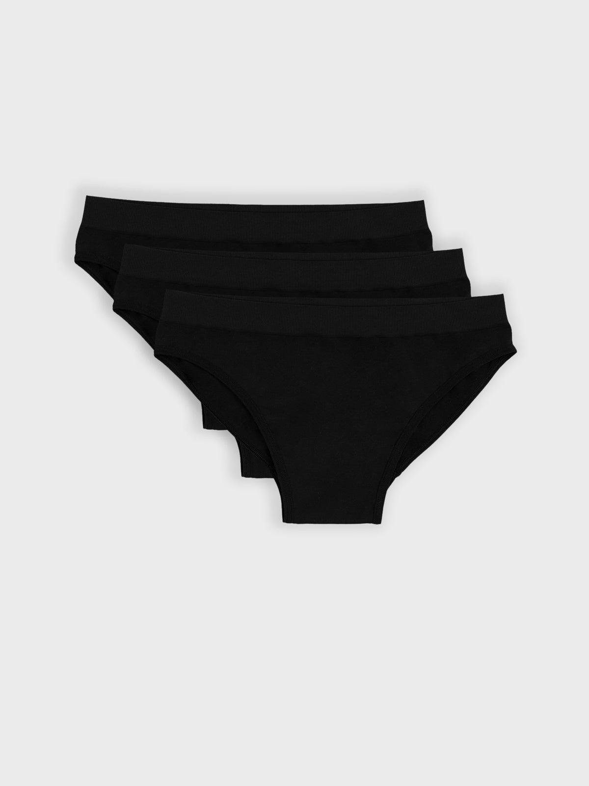 Kit com 3 Calcinhas Caleçon Sem Costura Premium Preto - R$76,63 cada