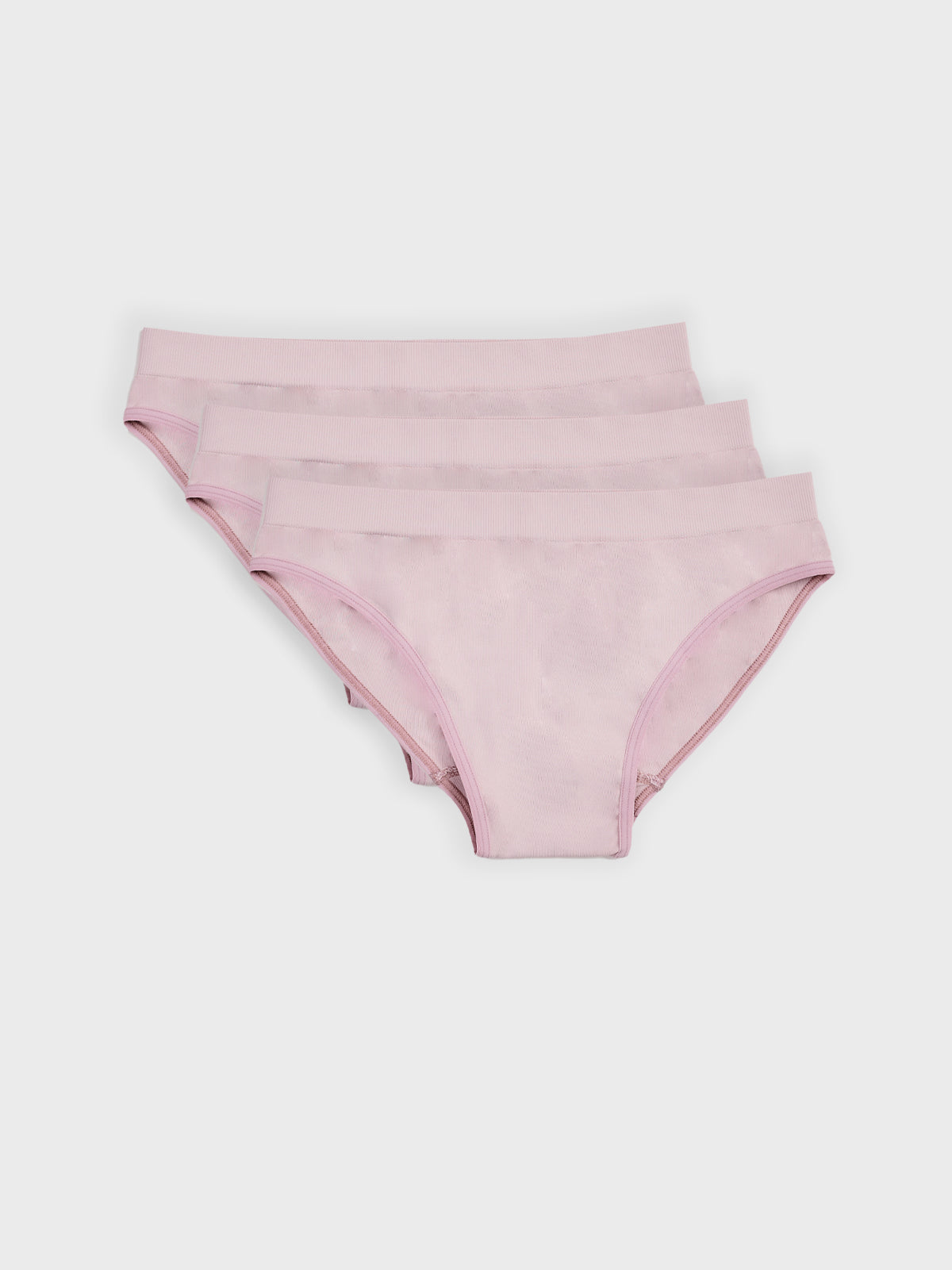 Kit com 3 Calcinhas Caleçon Sem Costura Premium Rose - R$76,63 cada