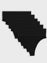 Kit com 6 Calcinhas Fio Dental Redutora Canelado Sem Costura Premium Preto - R$68,32 cada