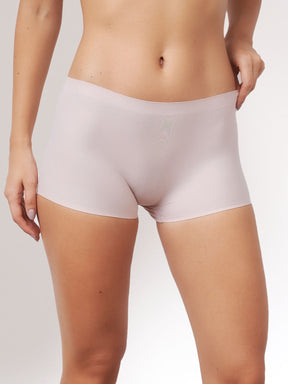 Kit com 6 Calcinhas Boxer Boyshort Sem Costura Segunda Pele Rose - R$47,98 cada