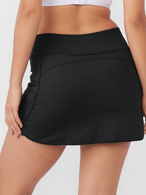 Conjunto Top Tube Preto + Shorts Saia Preto
